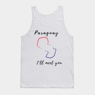 Travelers exotic country Paraguay Tank Top